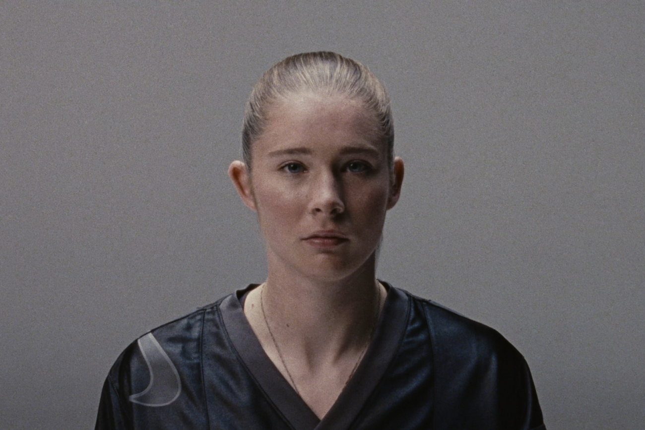 Portrait of a female Nike Elite Summit football player